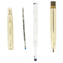 RARE 1946 SHEAFFER MASTERPIECE SOLID 14K GOLD STRATOWRITER BALLPOINT PEN CONVERTED TO WORK W/MODERN REFILLS OFFERED BY ANTIQUE DIGGER