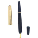 1947 PARKER 51 VACUMATIC CEDAR BLUE AND 1/8 14K GOLD FILLED CAP FOUNTAIN PEN RESTORED OFFERED BY ANTIQUE DIGGER