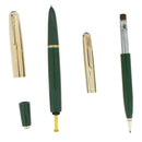 1947 PARKER 51 DOUBLE JEWEL NASSAU GREEN FOUNTAIN PEN & PENCIL SET NEAR MINT OFFERED BY ANTIQUE DIGGER