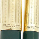 1947 PARKER 51 DOUBLE JEWEL NASSAU GREEN FOUNTAIN PEN & PENCIL SET NEAR MINT OFFERED BY ANTIQUE DIGGER