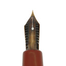 1947 PARKER VS "VACUMATIC SUCCESSOR" RUST W/GOLD CAP FOUNTAIN PEN RESTORED