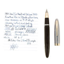 CIRCA 1947 SHEAFFER OVERSIZE TRIUMPH SENTINEL DELUXE LEVER FILL FOUNTAIN PEN RESTORED OFFERED BY ANTIQUE DIGGER