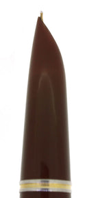 1948 PARKER 51 CORDOVAN DOUBLE JEWEL FOUNTAIN PEN RESTORED OFFERED BY ANTIQUE DIGGER