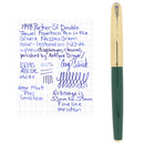 1948 PARKER 51 DOUBLE JEWEL NASSAU GREEN FOUNTAIN PEN RESTORED OFFERED BY ANTIQUE DIGGER