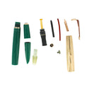 1948 PARKER 51 DOUBLE JEWEL NASSAU GREEN FOUNTAIN PEN RESTORED OFFERED BY ANTIQUE DIGGER