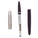 1948 PARKER 51 PLUM AEROMETRIC 14K MEDIUM NIB FOUNTAIN PEN NEVER INKED OFFERED BY ANTIQUE DIGGER