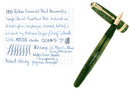 1948 PARKER VACUMATIC MAJOR EMERALD PEARL FOUNTAIN PEN RESTORED OFFERED BY ANTIQUE DIGGER