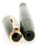 1948 PARKER VACUMATIC MAJOR EMERALD PEARL FOUNTAIN PEN RESTORED OFFERED BY ANTIQUE DIGGER