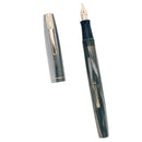 CIRCA 1942 WATERMAN STALWART GREY PEARL FOUNTAIN PEN RESTORED OFFERED BY ANTIQUE DIGGER