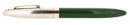 CIRCA 1949 SHEAFFER SENTINEL DELUXE GREEN TOUCHDOWN FOUNTAIN PEN NEVER INKED NOS STICKERED CONDITION OFFERED BY ANTIQUE DIGGER
