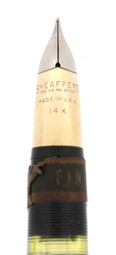 CIRCA 1949 SHEAFFER SENTINEL TOUCHDOWN FOUNTAIN PEN NEVER INKED NEW OLD STOCK CONDITION OFFERED BY ANTIQUE DIGGER