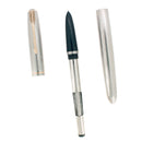 1950 PARKER 51 STAINLESS STEEL FLIGHTER AEROMETRIC FINE NIB FOUNTAIN PEN RESTORED OFFERED BY ANTIQUE DIGGER