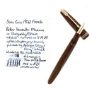 SCARCE C1953 PARKER MAXIMA VACUMATIC BURGUNDY FOUNTAIN PEN FRENCH MADE RESTORED OFFERED BY ANTIQUE DIGGER