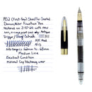 SCARCE 1952 FIRST YEAR SHEAFFER SNORKEL DEMO FOUNTAIN PEN 14K MEDIUM NIB RESTORED OFFERED BY ANTIQUE DIGGER