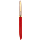 1953 SHEAFFER SENTINEL FIESTA RED SNORKEL 14K MEDIUM NIB FOUNTAIN PEN RESTORED OFFERED BY ANTIQUE DIGGER