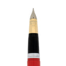 1953 SHEAFFER SENTINEL FIESTA RED SNORKEL 14K MEDIUM NIB FOUNTAIN PEN RESTORED OFFERED BY ANTIQUE DIGGER