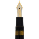 1952 MONTBLANC 149 FOUNTAIN PEN SILVER RING CAP BANDING 14C KUGEL NIB RESTORED OFFERED BY ANTIQUE DIGGER