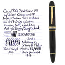 1952 MONTBLANC 149 FOUNTAIN PEN SILVER RING CAP BANDING 14C KUGEL NIB RESTORED OFFERED BY ANTIQUE DIGGER