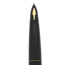 NEW OLD STOCK 1956 PARKER 61 FIRST EDITION BLACK W/LUSTRALOY CAP 14K MEDIUM NIB FOUNTAIN PEN OFFERED BY ANTIQUE DIGGER
