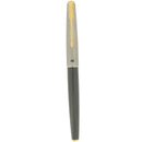 NEW OLD STOCK 1956 PARKER 61 FIRST EDITION CHARCOAL GREY W/LUSTRALOY CAP 14K MEDIUM NIB FOUNTAIN PEN OFFERED BY ANTIQUE DIGGER