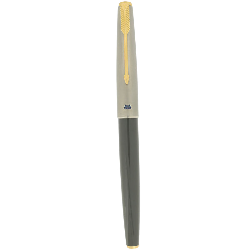 NEW OLD STOCK 1956 PARKER 61 FIRST EDITION CHARCOAL GREY W/LUSTRALOY C