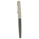 NEW OLD STOCK 1956 PARKER 61 FIRST EDITION CHARCOAL GREY W/LUSTRALOY CAP 14K MEDIUM NIB FOUNTAIN PEN OFFERED BY ANTIQUE DIGGER