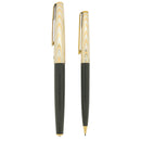 NEVER INKED 1956 PARKER 61 FIRST EDITION HERITAGE CAP CHARCOAL GREY FOUNTAIN PEN / PENCIL MINT OFFERED BY ANTIQUE DIGGER