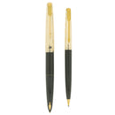 NEVER INKED 1956 PARKER 61 FIRST EDITION HERITAGE CAP CHARCOAL GREY FOUNTAIN PEN / PENCIL MINT OFFERED BY ANTIQUE DIGGER