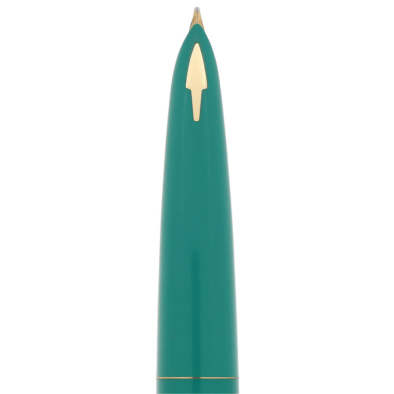 NEVER INKED 1956 PARKER 61 FIRST EDITION HEIRLOOM CAP VISTA BLUE FOUNT