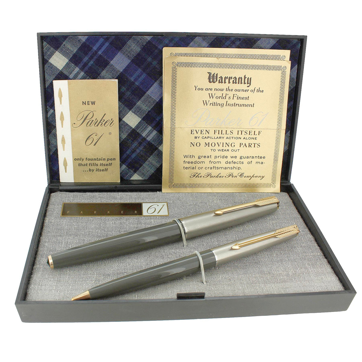 1957Parker61GreyLustraloyCapFo