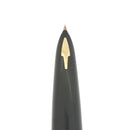 C1957 PARKER 61 GREY WITH LUSTRALOY CAPS FOUNTAIN PEN & PENCIL SET BOXED MINT OFFERED BY ANTIQUE DIGGER