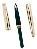 CIRCA 1958 PARKER 61 PRESIDENTIAL 14K SOLID GOLD SMOOTH OVERLAY FOUNTAIN PEN OFFERED BY ANTIQUE DIGGER