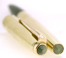 CIRCA 1958 PARKER 61 PRESIDENTIAL 14K SOLID GOLD SMOOTH OVERLAY FOUNTAIN PEN OFFERED BY ANTIQUE DIGGER