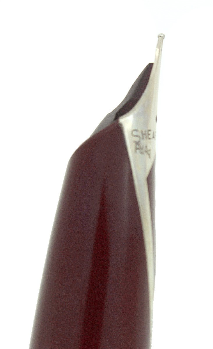 C1959 SHEAFFER PFM I FOUNTAIN PEN IN BURGUNDY W/MEDIUM NIB RESTORED OFFERED BY ANTIQUE DIGGER