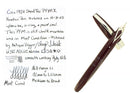 C1959 SHEAFFER PFM I CHALK MARKED BURGUNDY FOUNTAIN PEN MINT CONDITION OFFERED BY ANTIQUE DIGGER