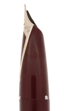 CIRCA 1959 SHEAFFER PFM II BURGUNDY SNORKEL FOUNTAIN PEN RESTORED OFFERED BY ANTIQUE DIGGER