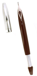 CIRCA 1959 SHEAFFER PFM II BURGUNDY SNORKEL FOUNTAIN PEN RESTORED OFFERED BY ANTIQUE DIGGER
