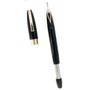 CIRCA 1959 SHEAFFER PFM III 14K STUB NIB BLACK FOUNTAIN PEN NEAR MINT CONDITION OFFERED BY ANTIQUE DIGGER
