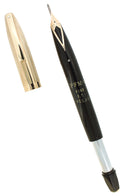 C1959 SHEAFFER PFM V BLACK FOUNTAIN PEN CHALK MARKED NEW OLD STOCK MINT OFFERED BY ANTIQUE DIGGER