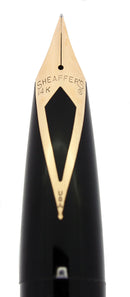 C1959 SHEAFFER PFM V BLACK FOUNTAIN PEN CHALK MARKED NEW OLD STOCK MINT OFFERED BY ANTIQUE DIGGER