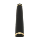 C1959-1967 MONTBLANC 32 BLACK RESIN 14C/585 INTARSIA NIB FOUNTAIN PEN SERVICED OFFERED BY ANTIQUE DIGGER