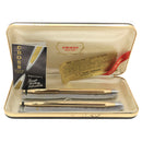 1963 CROSS CENTURY 14K SOLID GOLD BALLPOINT PEN & PENCIL SET MINT IN BOX OFFERED BY ANTIQUE DIGGER