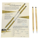 1963 CROSS CENTURY 14K SOLID GOLD BALLPOINT PEN & PENCIL SET MINT IN BOX OFFERED BY ANTIQUE DIGGER