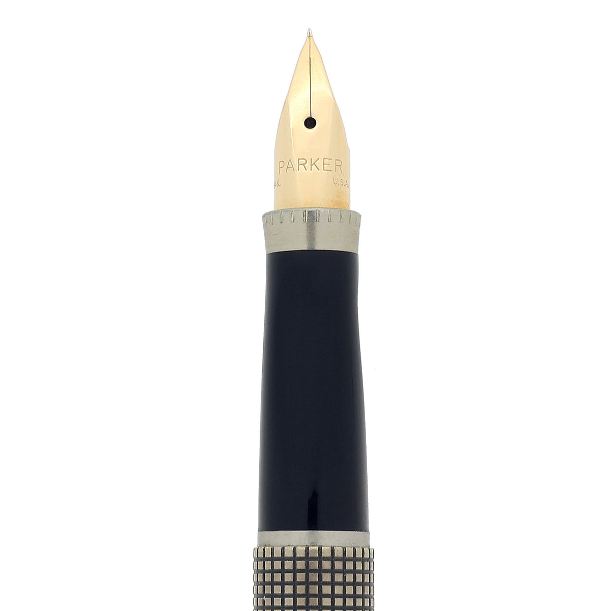 NEVER INKED 1965 PARKER 75 SPANISH TREASURE STERLING SILVER CROSSHATCH