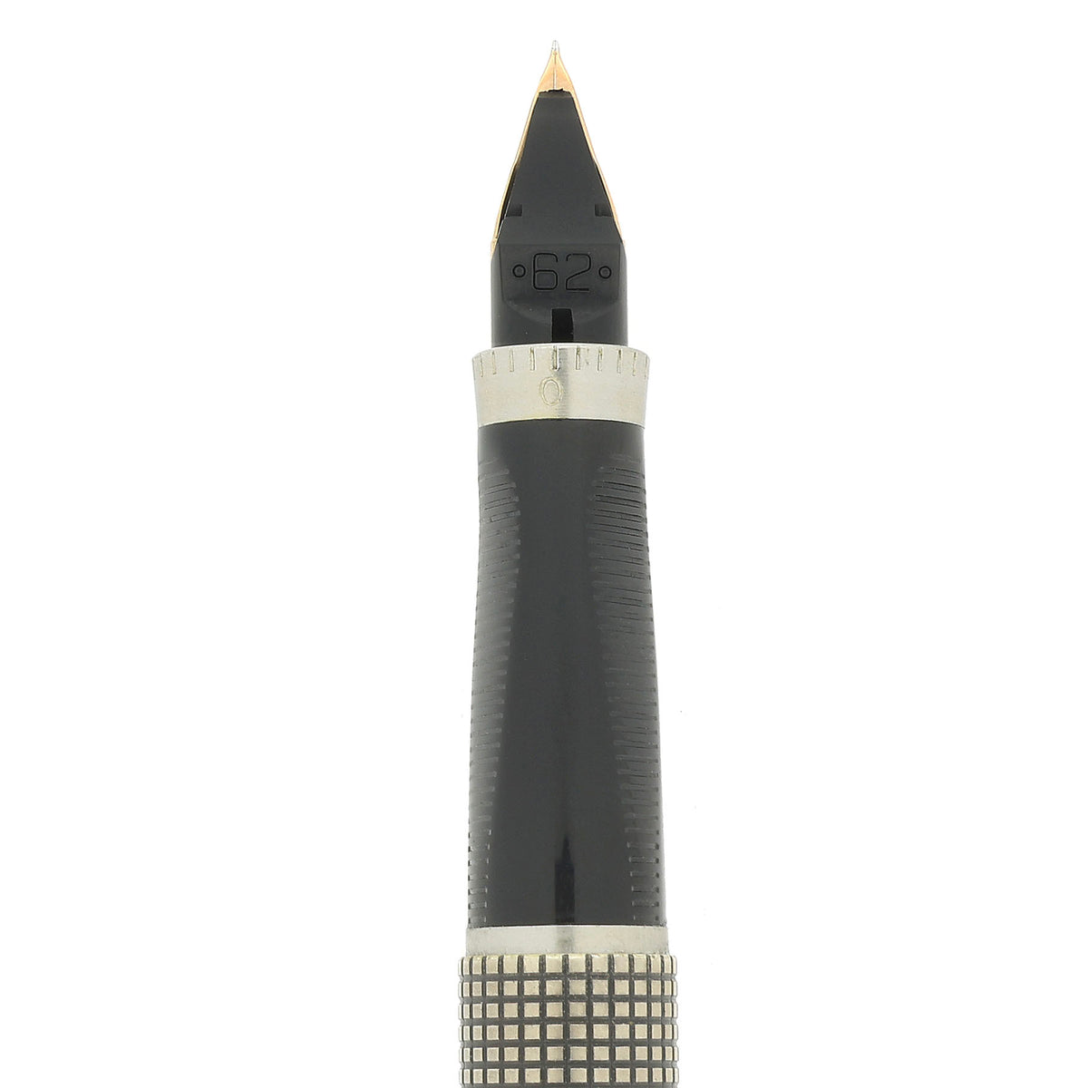 NEVER INKED 1965 PARKER 75 SPANISH TREASURE STERLING SILVER CROSSHATCH