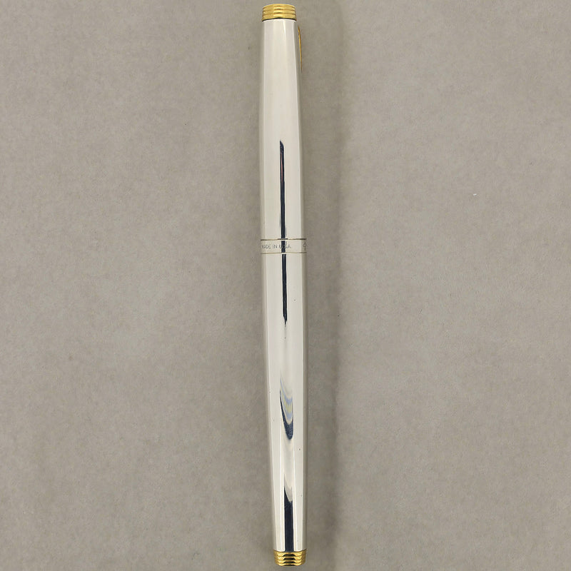 SCARCE FIRST YEAR 1967 PARKER 75 KEEPSAKE STERLING SILVER FOUNTAIN PEN