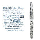 1970S PILOT CUSTOM STERLING COLLECTION GEOMETRIC DESIGN FOUNTAIN PEN OFFERED BY ANTIQUE DIGGER