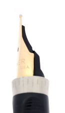 C1973 PARKER 75 STERLING SILVER CROSSHATCH GRID PATTERN FINE NIB FOUNTAIN PEN NEAR MINT OFFERED BY ANTIQUE DIGGER