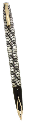 CIRCA 1972 SHEAFFER STERLING SILVER IMPERIAL14K FINE NIB FOUNTAIN PEN OFFERED BY ANTIQUE DIGGER