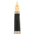1974 PARKER 75 FLIGHTER DELUXE W/75 INSCRIPTION (EARLY PRODUCTION) STAINLESS 14K XF NIB FOUNTAIN PEN NEW IN BOX OFFERED BY ANTIQUE DIGGER